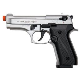 Compact V92F Front Firing Blank Gun Nickel Finish