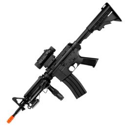 Full Auto M4 Rifle Electric Airsoft Gun D92h & laser