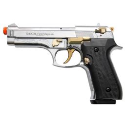 V92F Gold Engraved With Gold Fittings - Front Firing Blank Gun