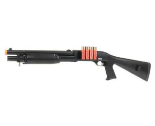 400 FPS AGM Airsoft M500 M183A2 Tactical Shell Fed Airsoft Shotgun