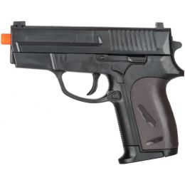 P618 Spring Loaded Airsoft Pistol - BLACK