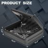Biometric Gun Safe - Gun Safe for Pistols, Quick-Access Handgun Safe Gun Lock Box Firearm Safety Device with Fingerprint Lock, Keypad and Keys, Pistol